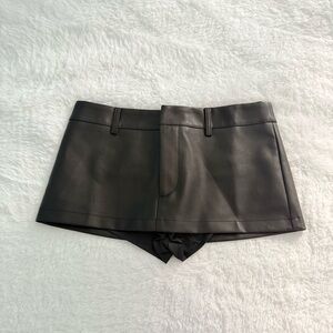 princess polly rhode mini skort onyx (size 0)